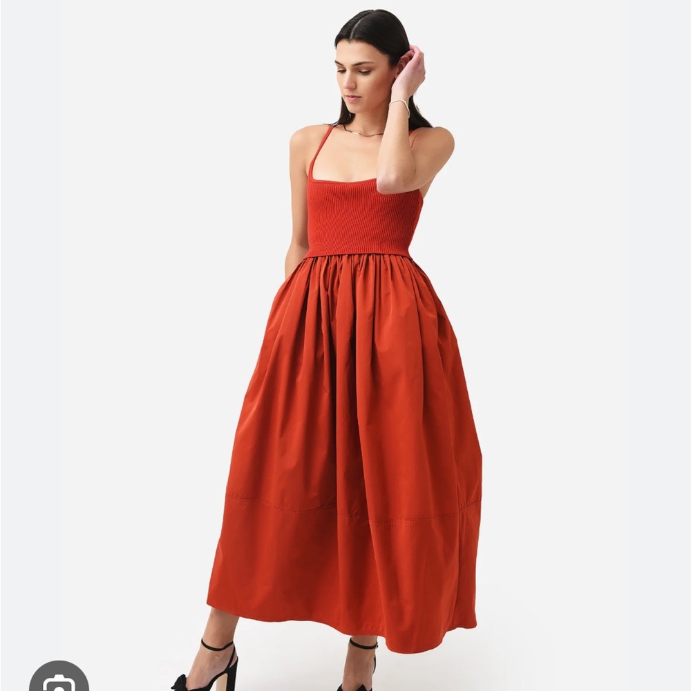 NWT ALC Martina MIDI Dress in Spice Red M - Picture 2 of 9